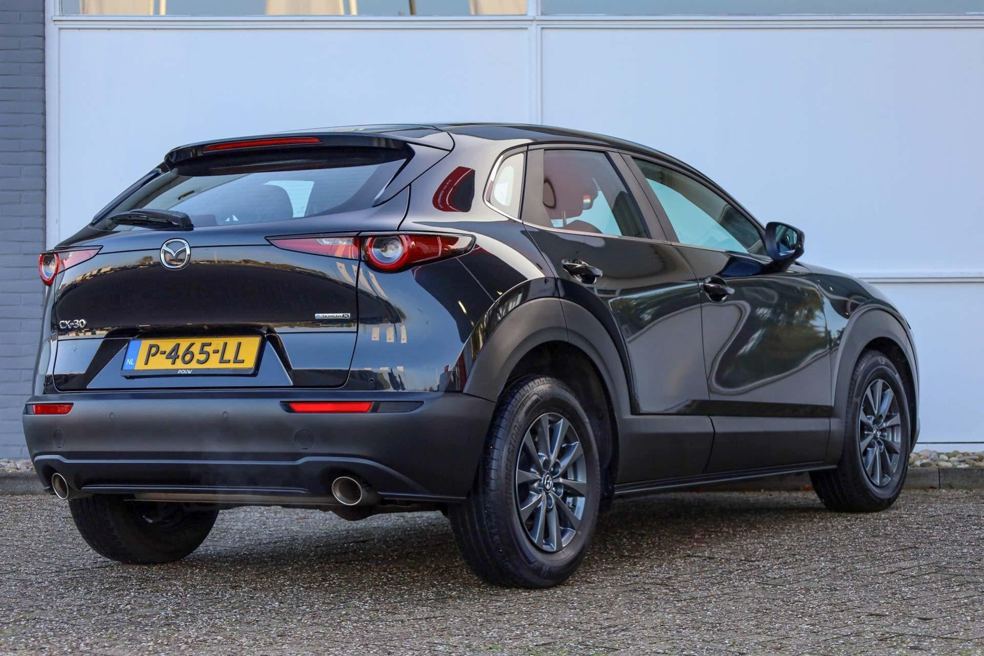 Mazda CX-30 2.0 e-SkyActiv-X 186pk M Hybrid Comfort | Achter, Voorwielaandrijving, Stof, Gebruikt, Zwart