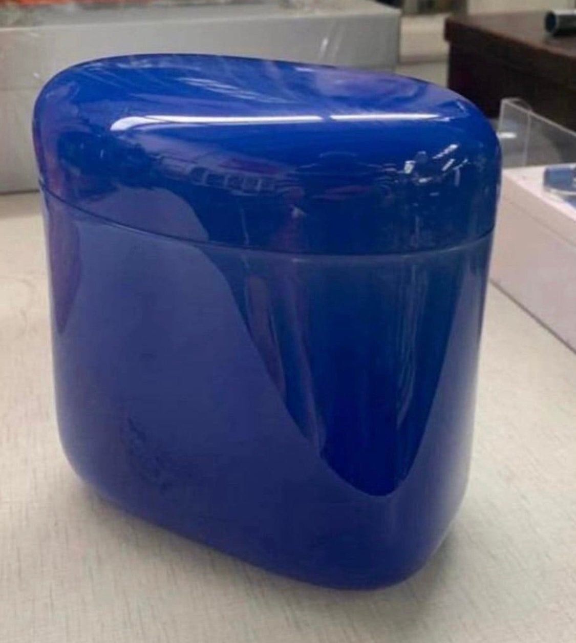 Voorraad bus blauwe container van Guzzini voorraadpot., Ophalen of Verzenden