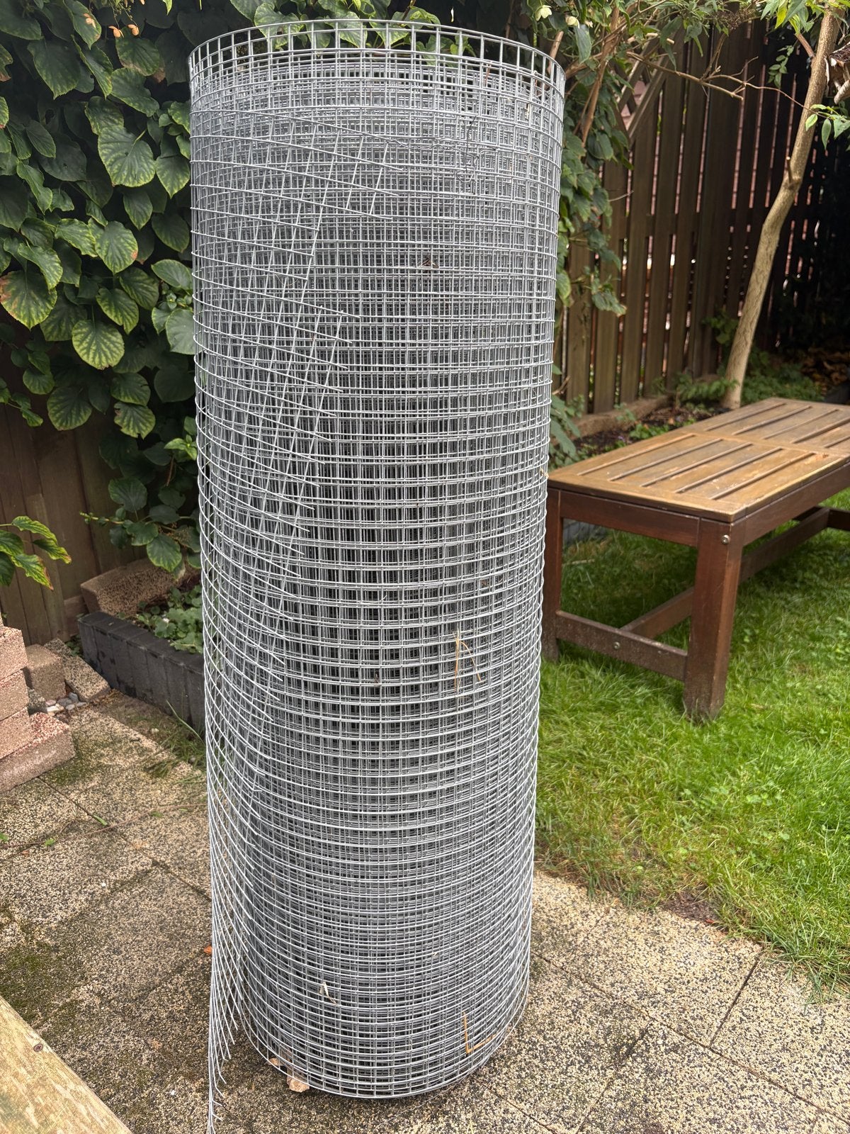 Verzinkt gaas op rol, Tuin en Terras, Gaas en Draad, Ophalen, Zo goed als nieuw, Minder dan 10 meter, Gaas