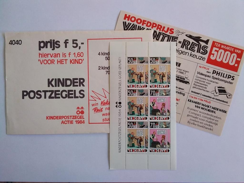 Kinderpostzegels 1984 #1, Postzegels en Munten, Verzenden