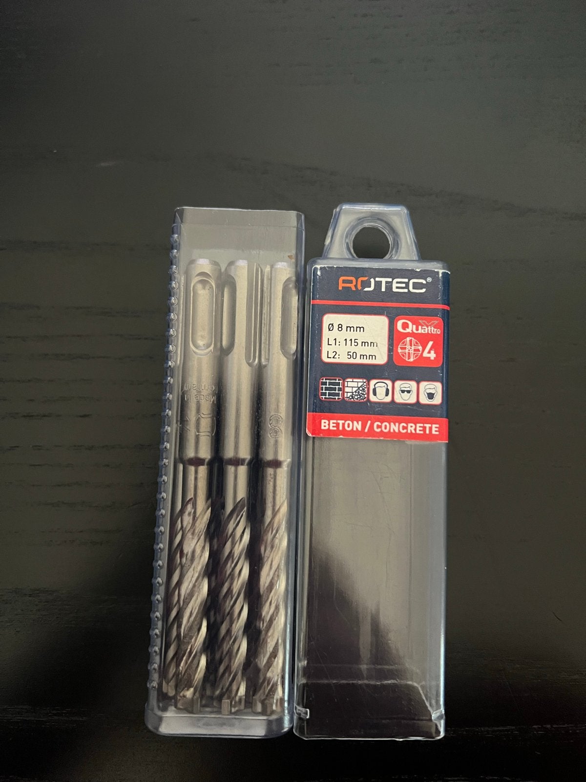 8mm Rotec Betonboren  - 9 stuks, Ophalen of Verzenden, Zo goed als nieuw, Overige typen
