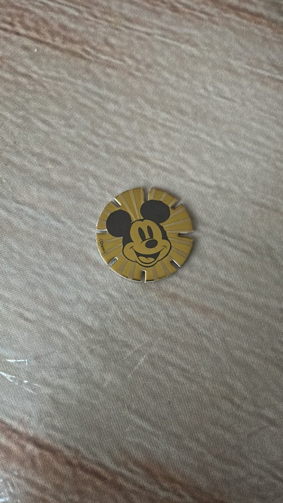 Zeldzame Mickey Mouse Diskey (GOUD), Ophalen of Verzenden, Mickey Mouse, Zo goed als nieuw, Overige typen