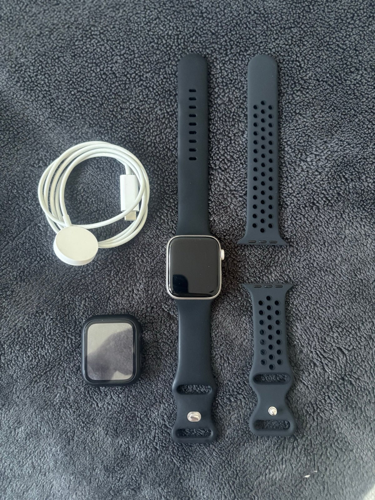 Apple Watch SE 2, Afstand, Zwart, IOS, Ophalen of Verzenden