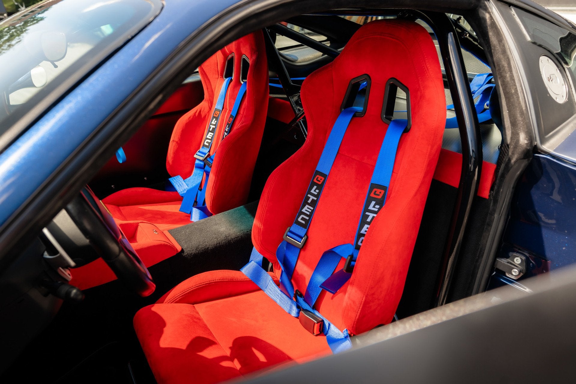 Ferrari 575M GTC Stradale | 1 0f 2, Auto's, Automaat, Gebruikt, 12 cilinders, Blauw