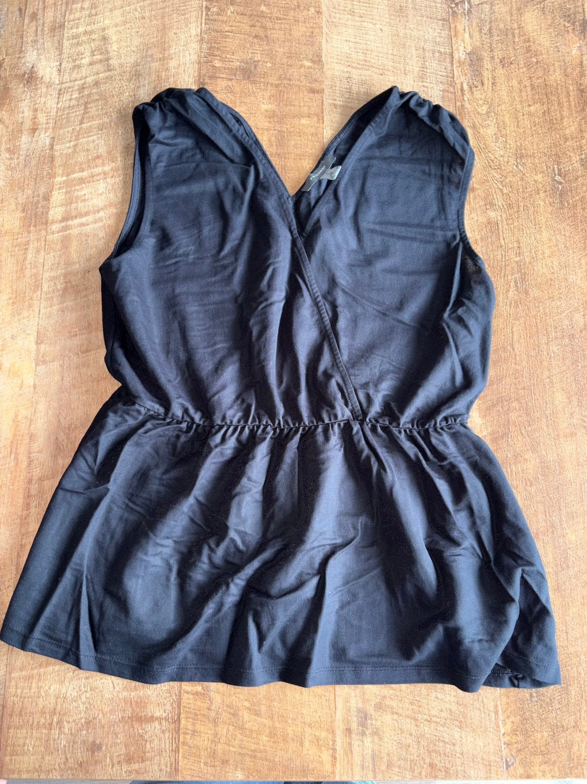 Zwarte top primark maat L, Ophalen of Verzenden, Zo goed als nieuw, Zwart, Zonder mouw