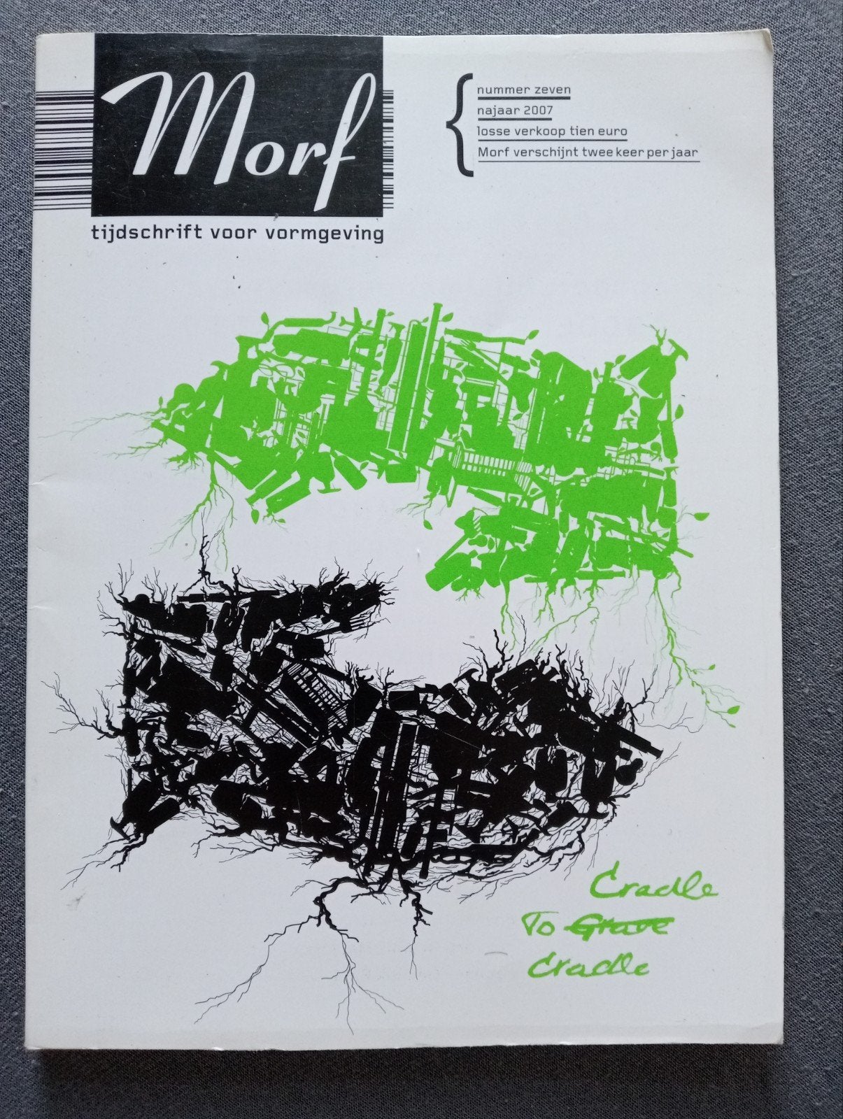 Morf Tijdschrift #7:Cradle to Grave Cradle, Dior, Foster, Wi, Ophalen of Verzenden, Gelezen, Overige typen