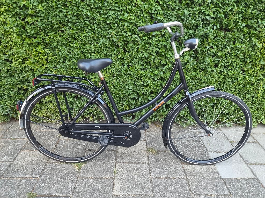 Zwarte Six Feet Under omafiets, 50 tot 53 cm, Ophalen of Verzenden, Terugtraprem, Six Feet Under