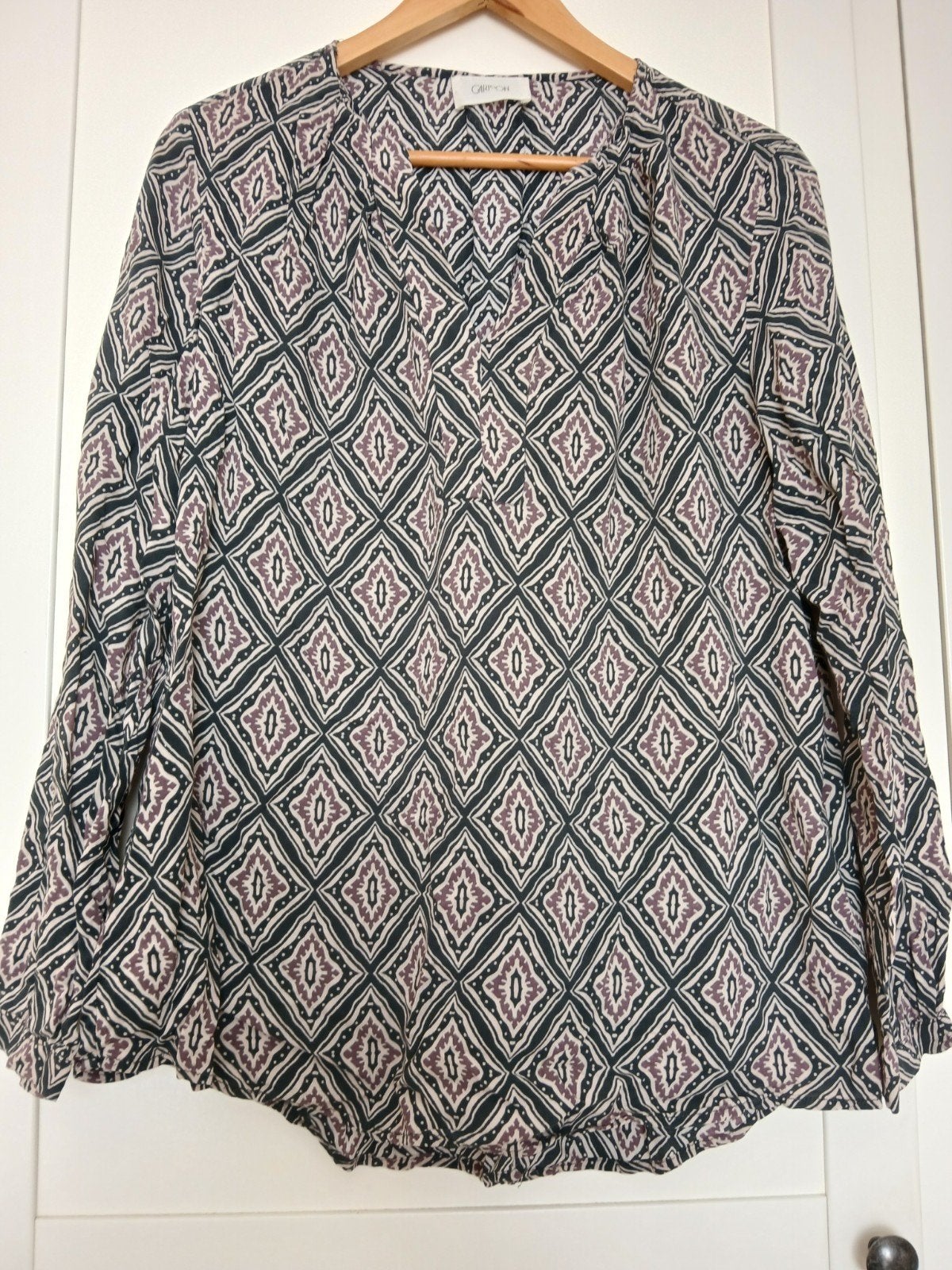 Cartoon Blouse met Lange Mouwen en Patroon, Overige kleuren, Verzenden, Cartoon, Maat 42/44 (L)