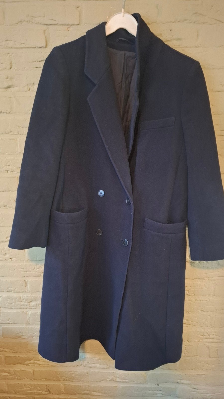 Dames jas Petite Mademoiselle Cashmere en Wol Maat M, Maat 38/40 (M), Blauw, Petite Mademoiselle, Ophalen of Verzenden