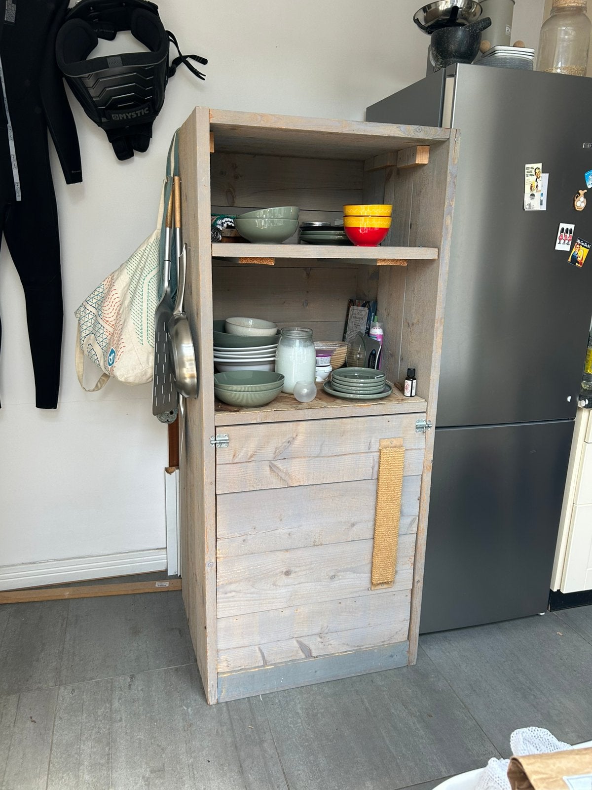 Ombouw wasmachine, Ophalen, Gebruikt