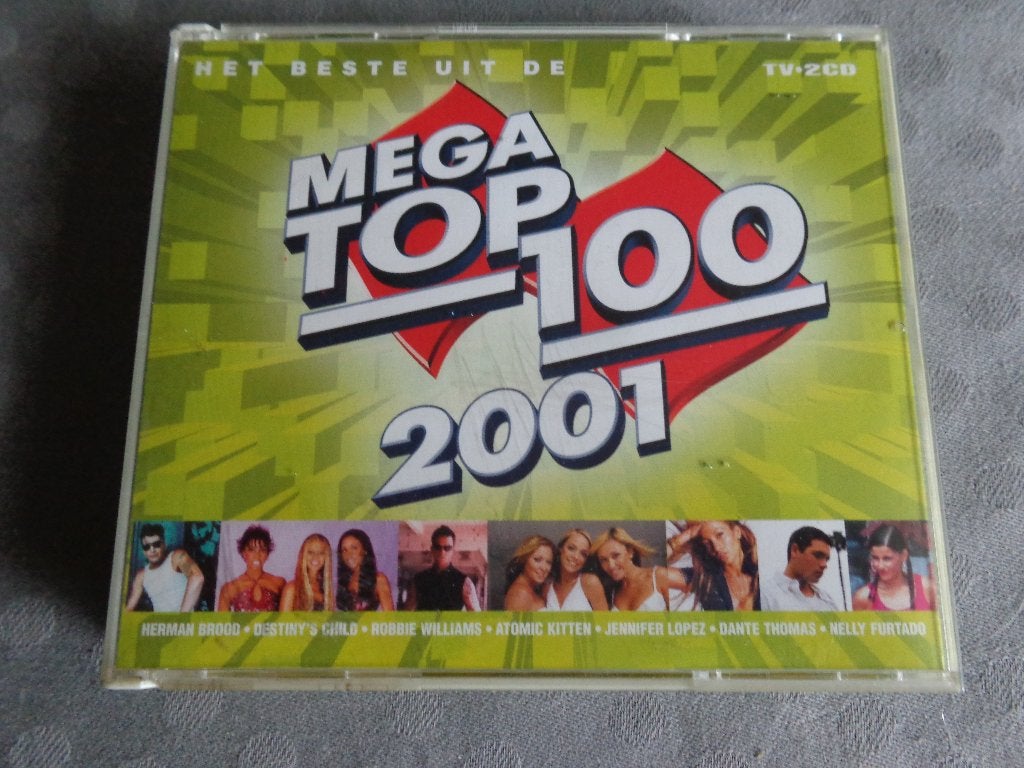 Mega top 100 van 2001 box met 2 cd,s, Ophalen of Verzenden, Zo goed als nieuw