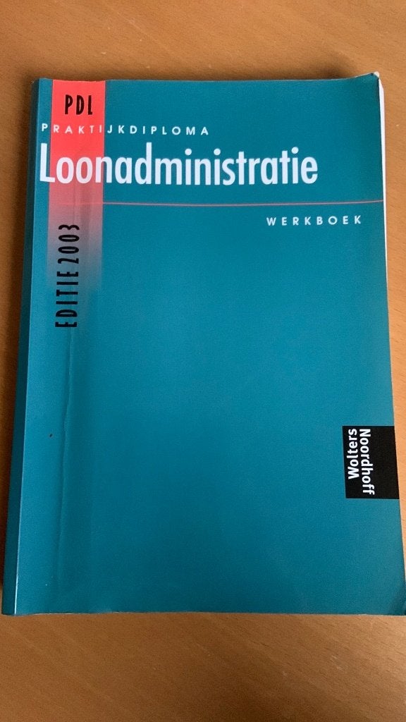 H.W.P. van Pelt - loonadministratie 2003 editie Werkboek, Boeken, Ophalen of Verzenden, Beta, HBO
