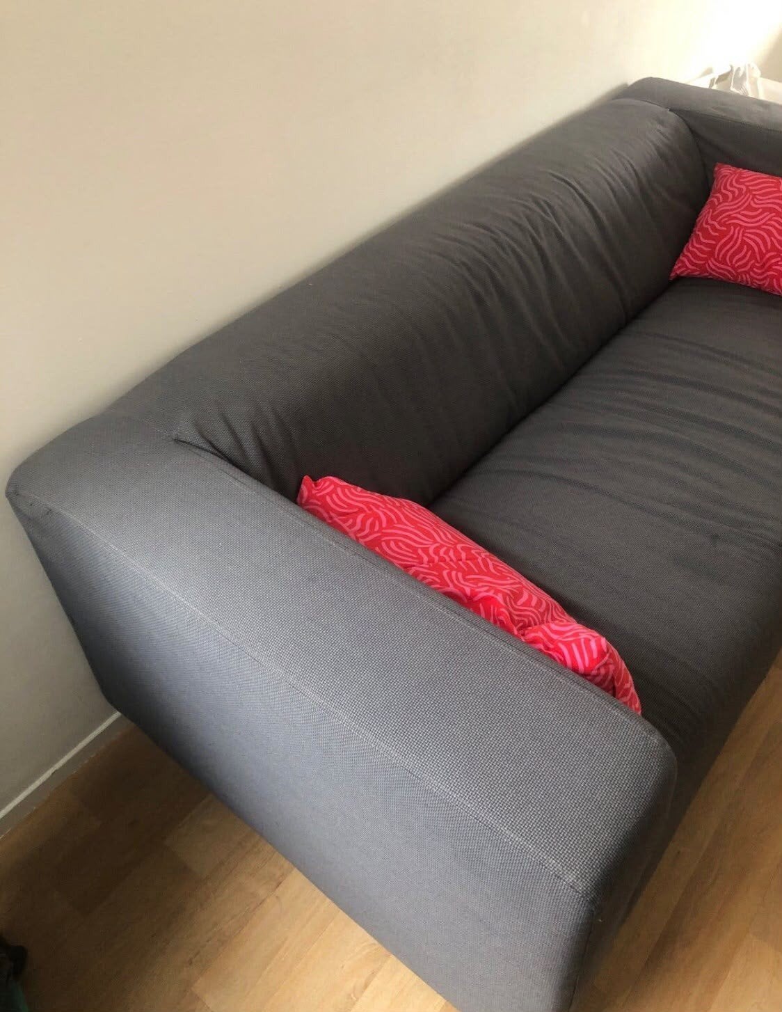 IKEA Klippan 2-zitsbank - Grijs - Goede staat, Ophalen, 150 tot 200 cm, Tweepersoons, 75 tot 100 cm