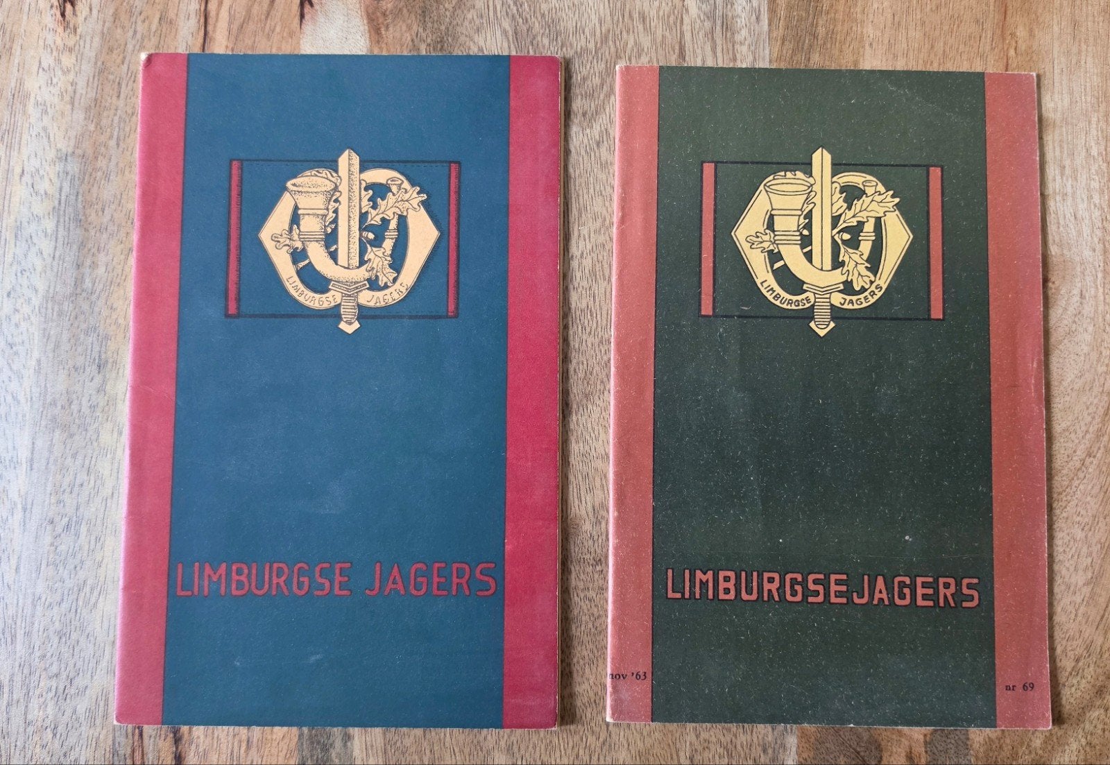 De Limburgse Jager - Nrs. 47 (1959) & 69 (1963), Ophalen of Verzenden, 1945 tot heden, Zo goed als nieuw, Landmacht