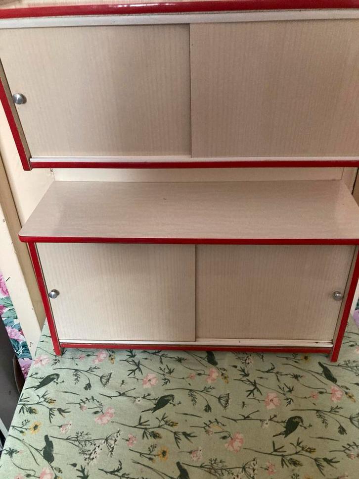 Vintage kinder keukenkastje, Antiek en Kunst, Antiek | Speelgoed, Ophalen