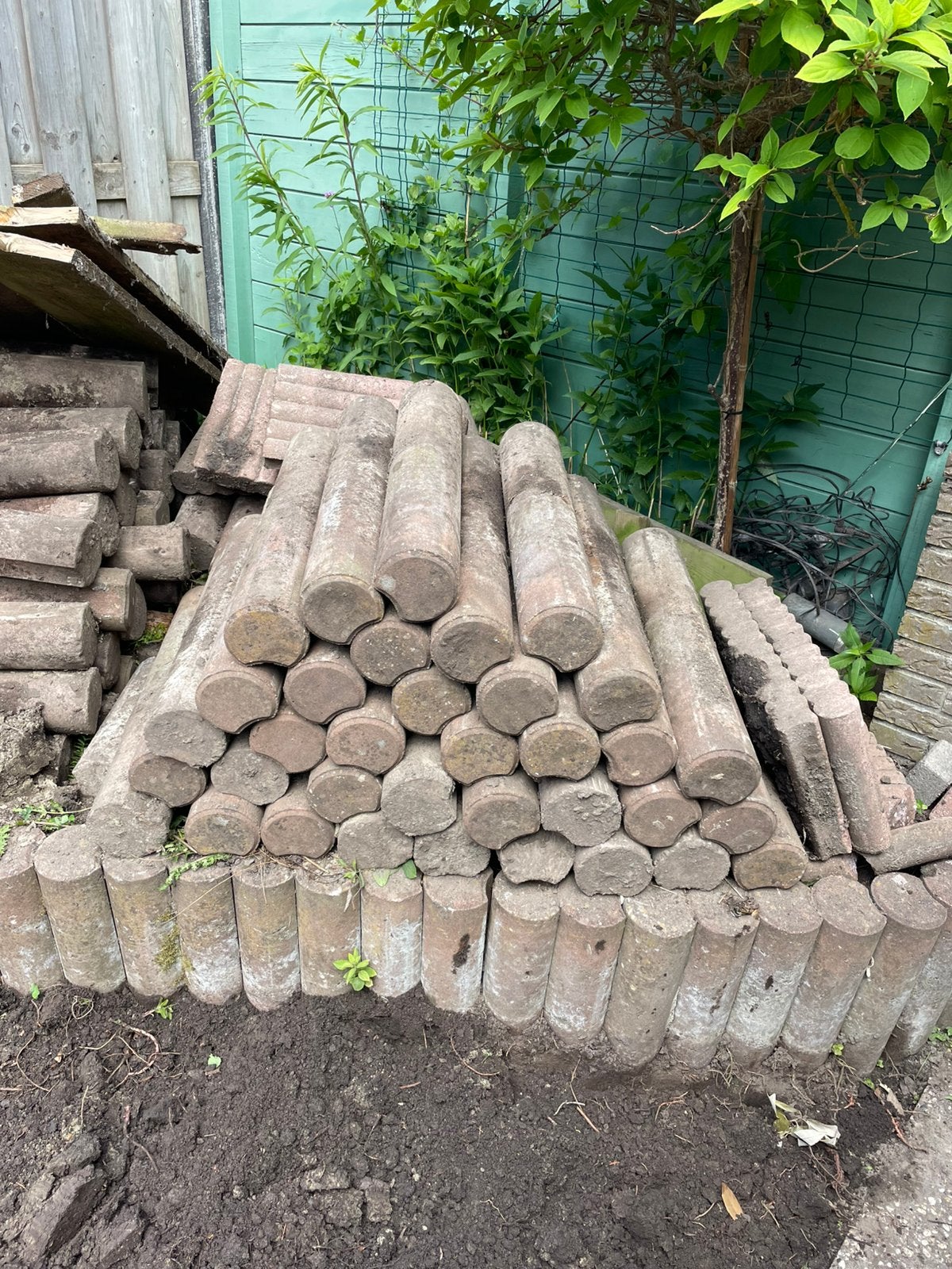 Stapelstenen/tuinblokken, Ophalen, Gebruikt, Beton, Klinkers