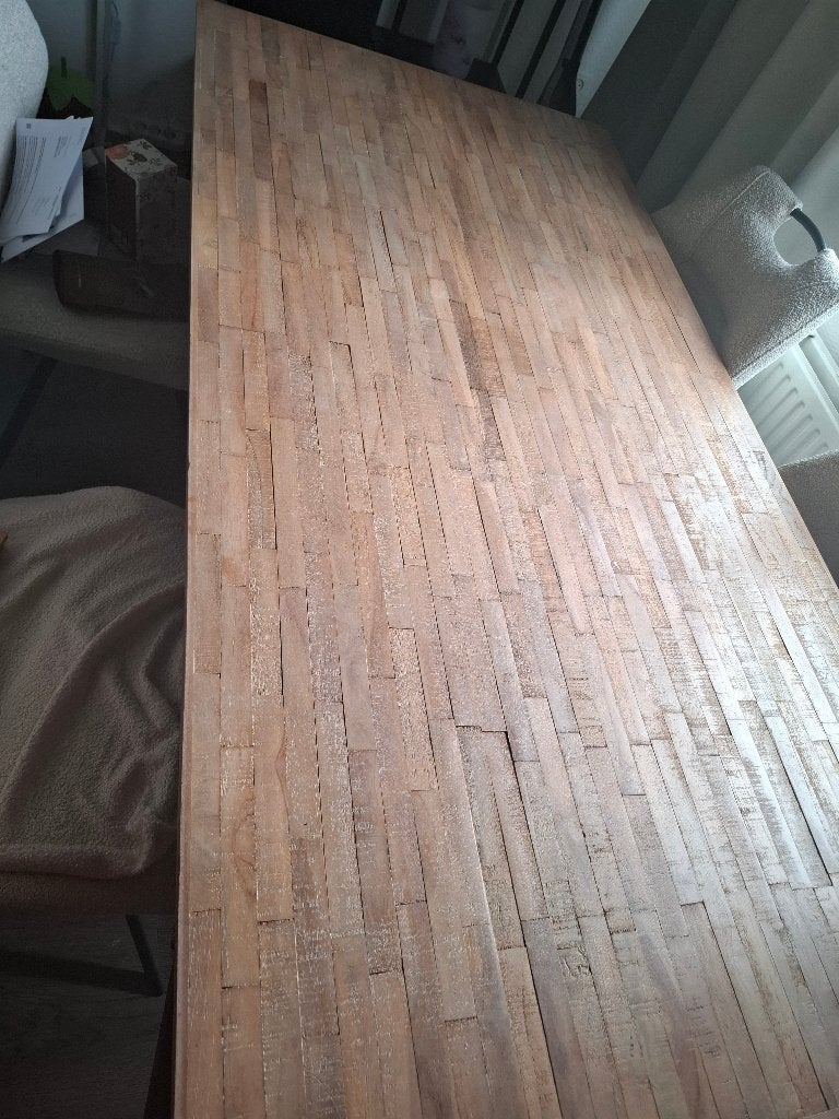 Eettafel light&living, Huis en Inrichting, Tafels | Eettafels, Ophalen, Overige materialen, Rustiek, 50 tot 100 cm