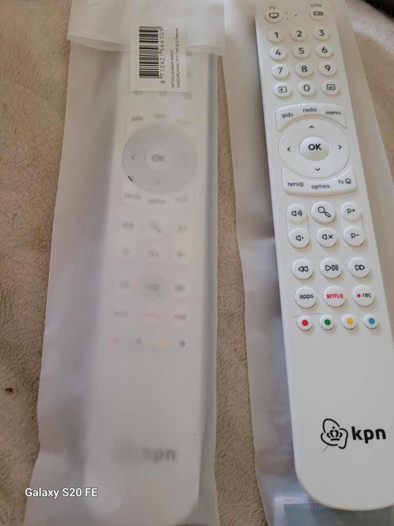 KPN afstandsbediening nieuw in verpakking met batterijen, Ophalen of Verzenden, Nieuw, Origineel, Tv