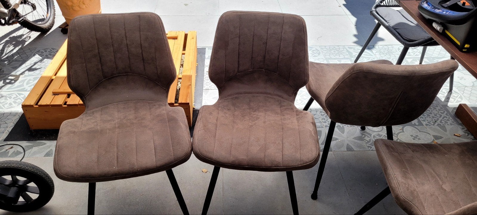 gratis eetkamerstoelen, Ophalen, Gebruikt, 75 tot 100 cm, Rechthoekig