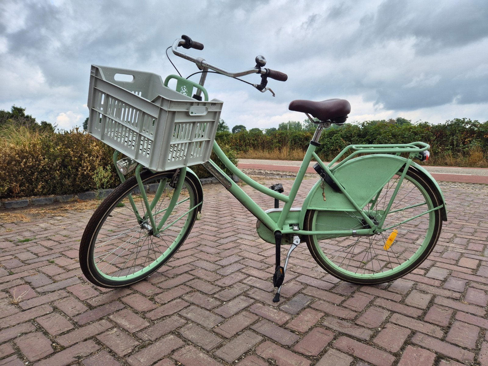 Popal meisjesfiets 26 inch met krat, Ophalen