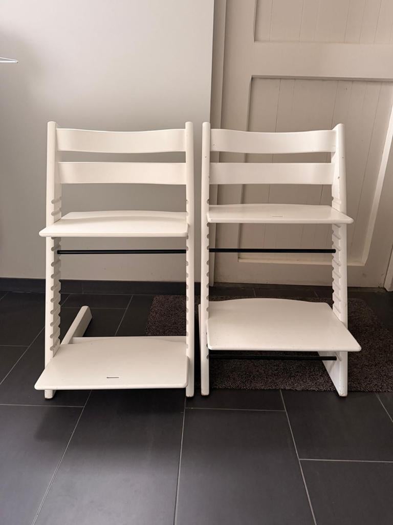 2 trip trap (Stokke) stoelen te koop! 80 euro p stuk, Kinderen en Baby's, Kinderstoelen, Ophalen, Zo goed als nieuw, Meegroeistoel