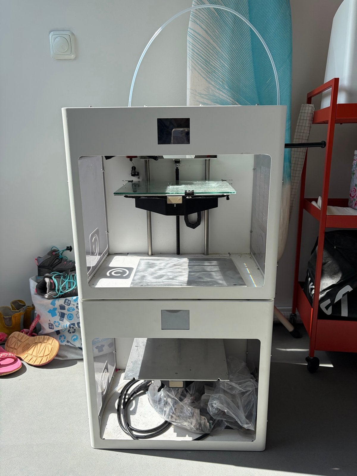 Craftbot Plus Pro 3D-printer (incl 2e onderdelen printer), Computers en Software, 3D Printers, Ophalen, Gebruikt, Filament