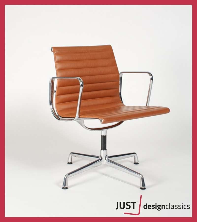 Vitra Eames ea108 Premium Cognac Leder (voorraad:8), Niet ingevuld, Zo goed als nieuw, Niet ingevuld, Niet ingevuld