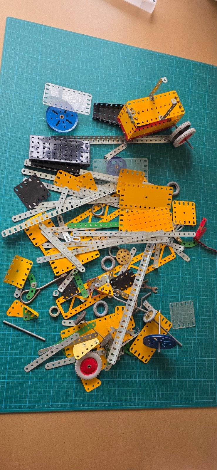 Partij Meccano onderdelen, Ophalen of Verzenden, Gebruikt, Overige merken