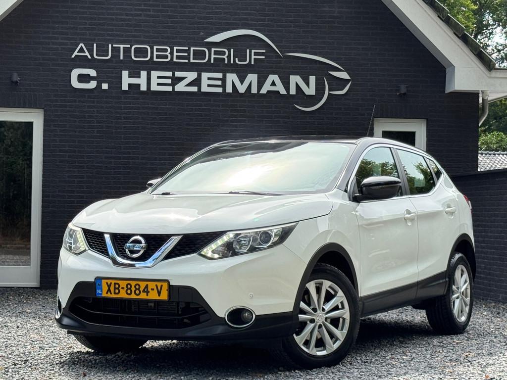 Nissan Qashqai 1.2 Acenta Automaat Navigatie Cruise Climate, Euro 5, Gebruikt, Wit, Bedrijf
