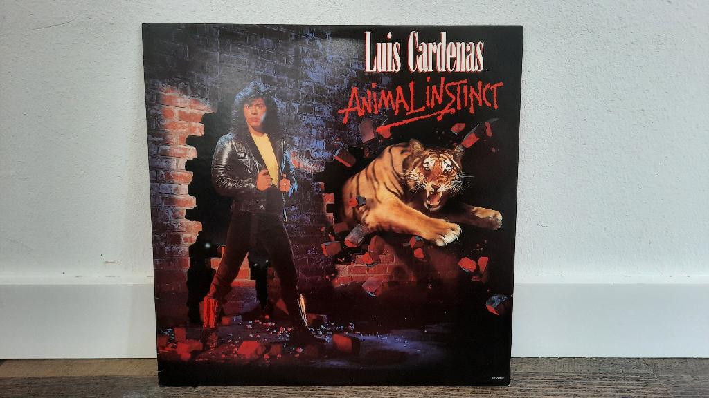 Luis Cardenas - Animal Instinct LP / Vinyl Plaat, Rock, Gebruikt, Overige genres, 1980 - 1989, Ophalen of Verzenden