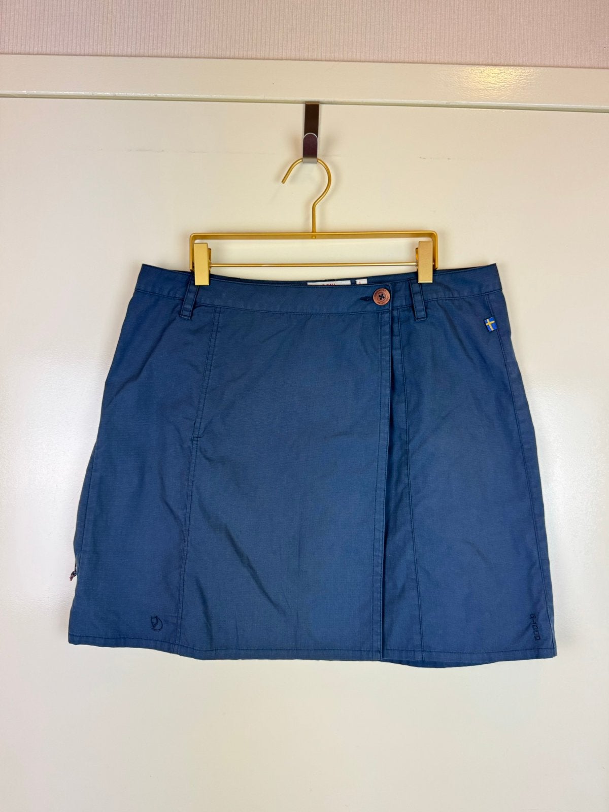 FJALLRAVEN Mini Skirt Travel Outdoor Tracking Navy Blue XL, Blauw, Maat 46/48 (XL) of groter, Ophalen of Verzenden, Zo goed als nieuw