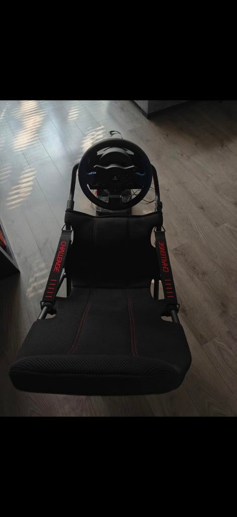 Playseat Challenge met Thrustmaster t150 racestuu, Ophalen, Zo goed als nieuw, Controller, Sony PlayStation