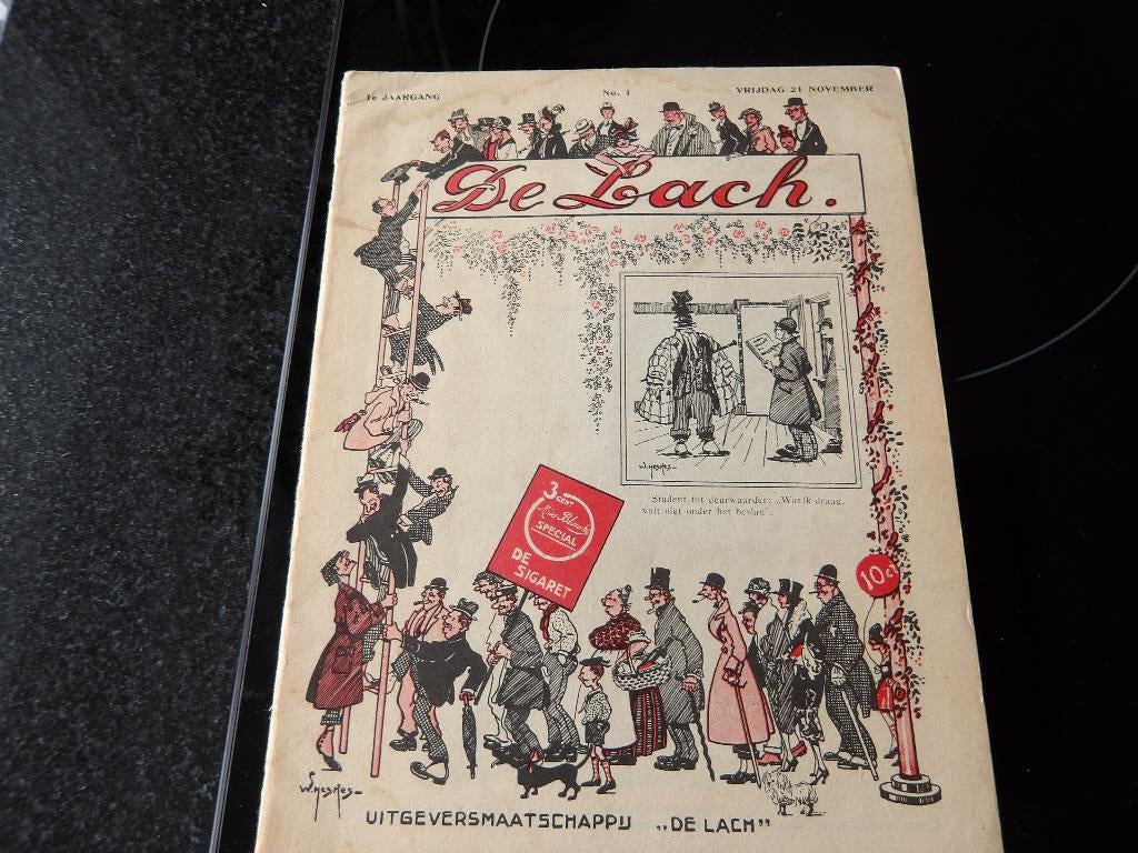 Blad De LACH  1e jaargang nummer 1 !!, Verzenden, Zo goed als nieuw