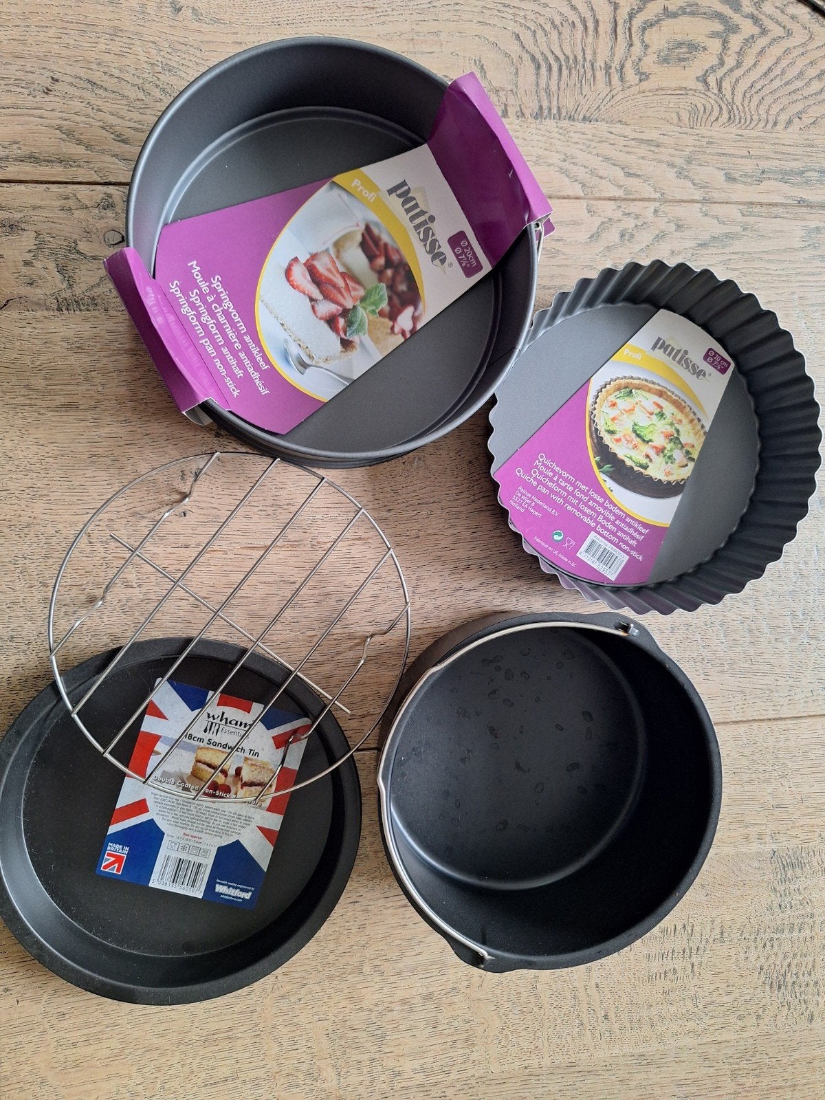 Bakvormenset airfryer, Ophalen