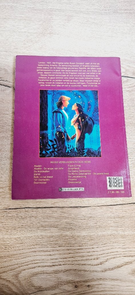 Disney Filmstrip - Pocahontas (De Geïllustreerde Pers), Dinsey, Overige typen, Onbekend, Ophalen of Verzenden