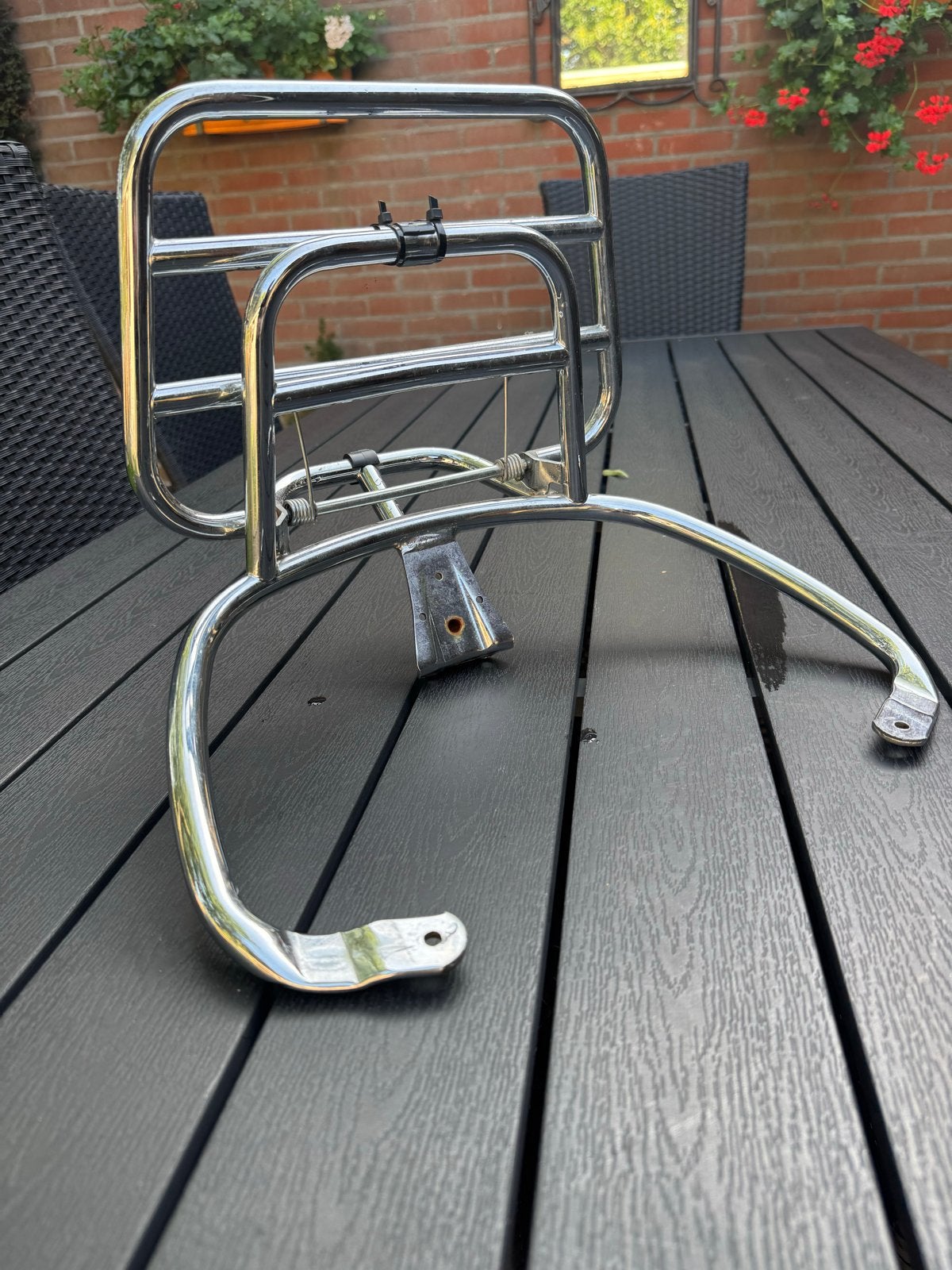 Scooterrek zwart en zilver - Voor een mooi bod!, Ophalen of Verzenden, Gebruikt, Overige typen, Overige merken