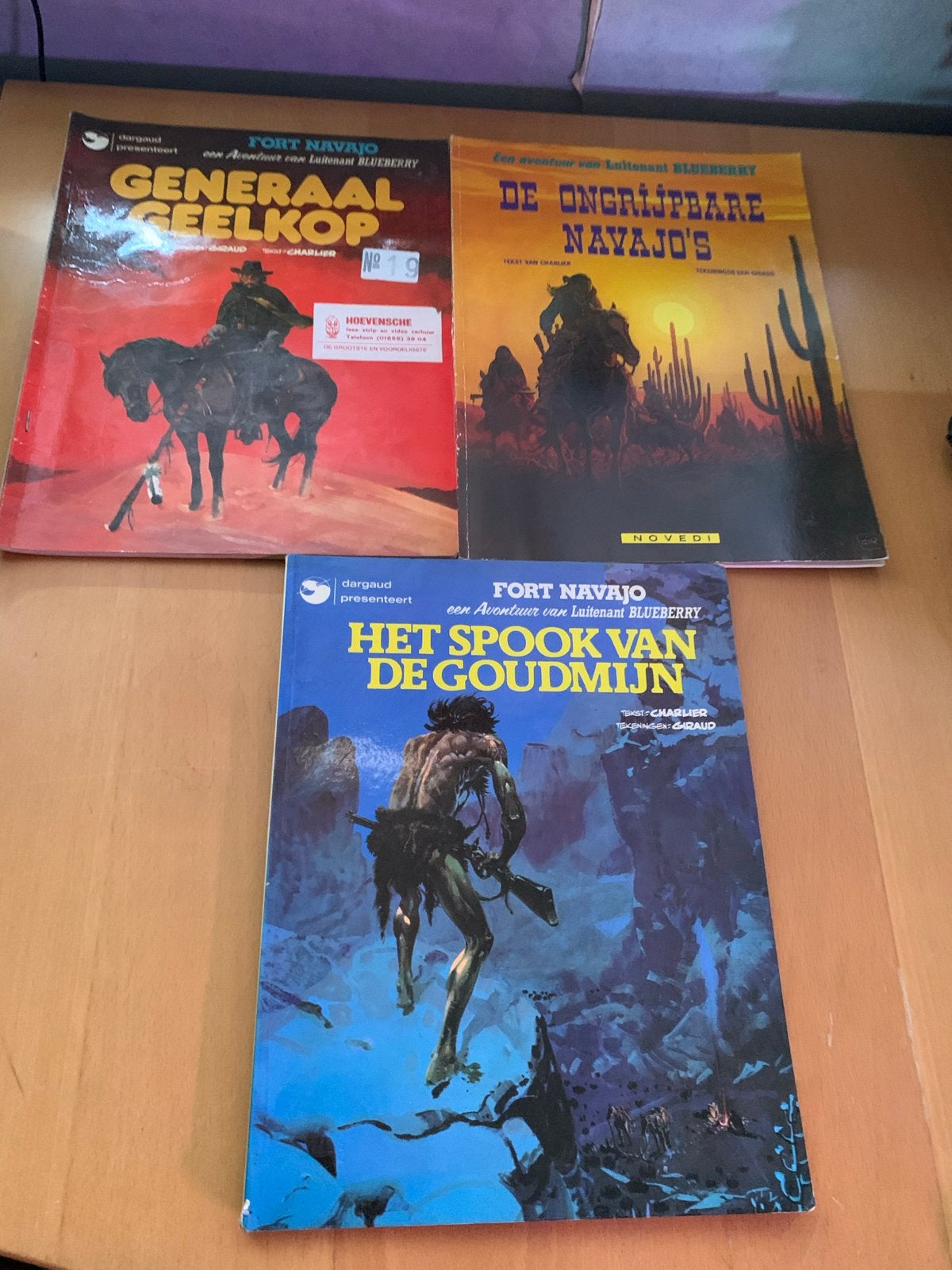 Fort Navajo: Generaal Geelkop, Ongrijpbare Navajo's, Goudmij, Boeken, Meerdere stripboeken, Ophalen of Verzenden, Gelezen