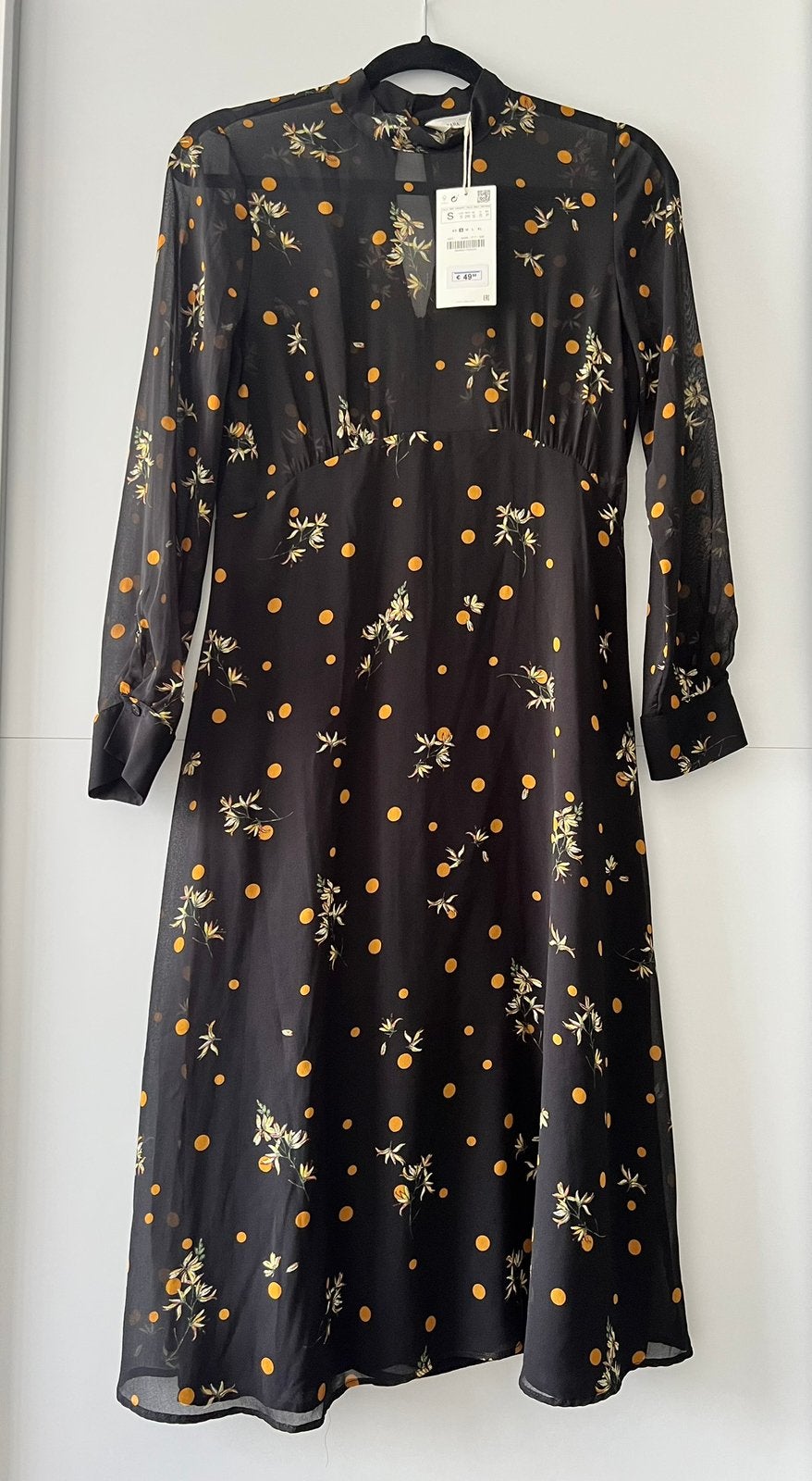 Zara a-line jurk - nieuw maat S, Zwart, Nieuw, Ophalen of Verzenden, Maat 36 (S)