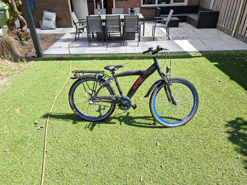 Kinderfiets, Fietsen en Brommers, Fietsen | Kinderfietsjes, Ophalen, 20 inch of meer, Gebruikt, Velgrem