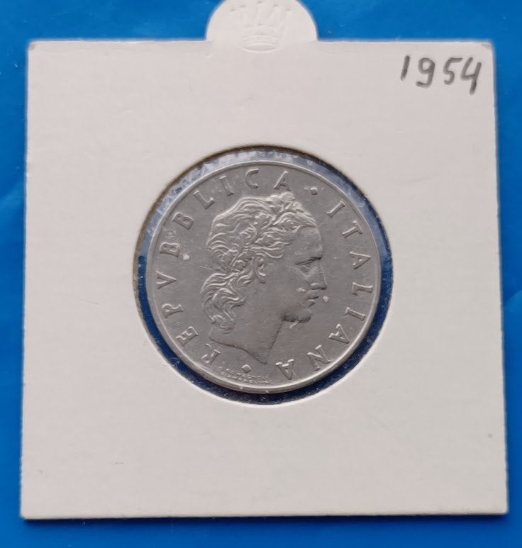 Italië 50 lire -1954, Verzenden, Italië, Losse munt