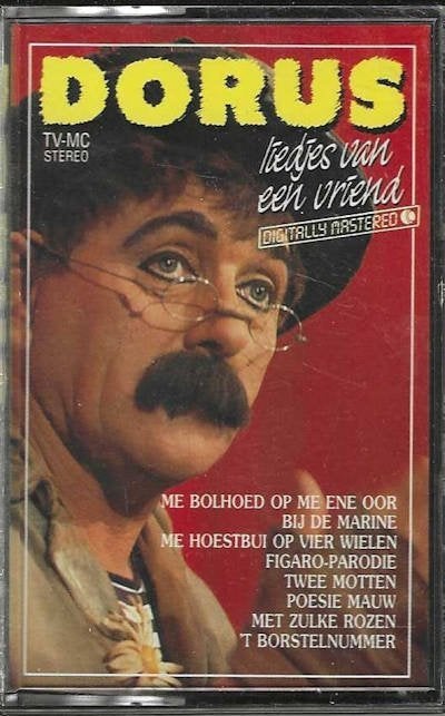 Dorus – Liedjes Van Een Vriend 1986 CB485 Tom Manders, Gebruikt, 1 bandje, Ophalen of Verzenden, Origineel
