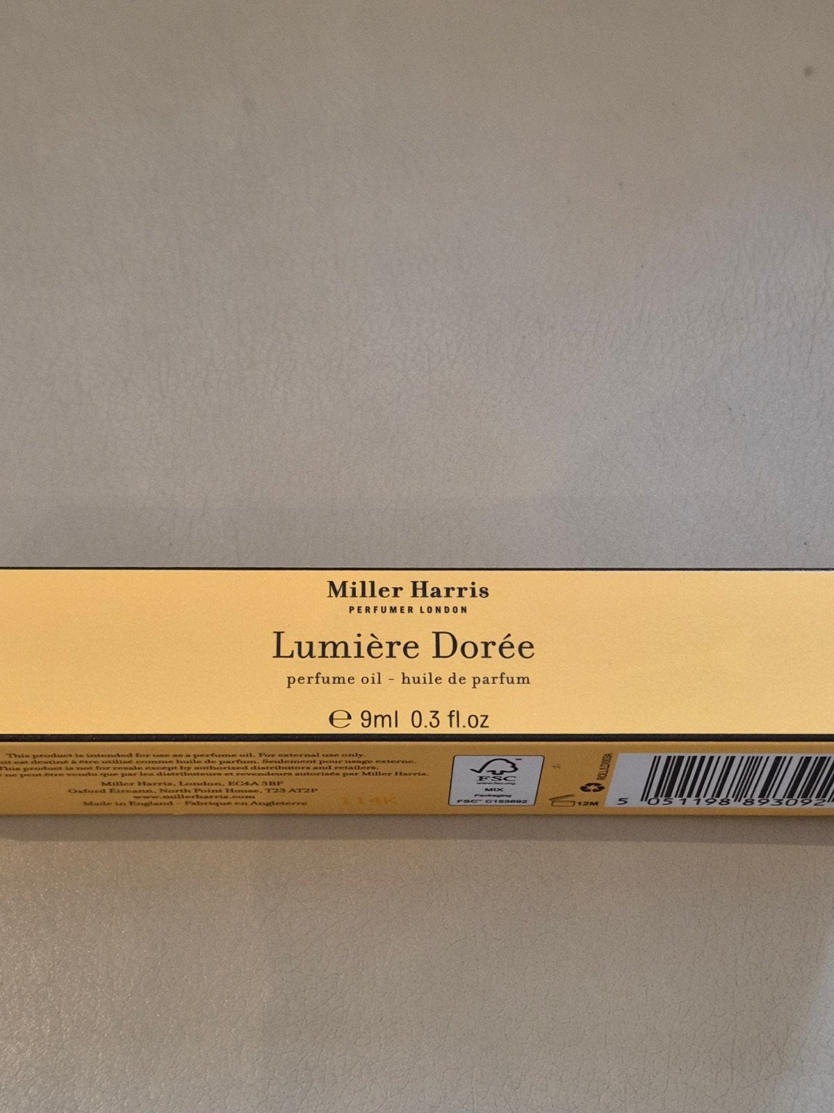 Miller Harris Lumière Dorée parfumolie 9ml, Verzenden, Nieuw
