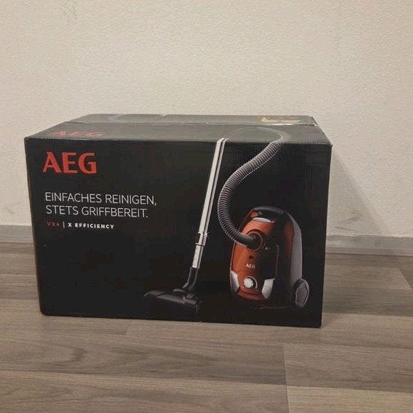 AEG VX4-1-GM-T Stofzuiger - Nieuw in verpakking, Stofzak, Nieuw, Ophalen of Verzenden, Sledestofzuiger