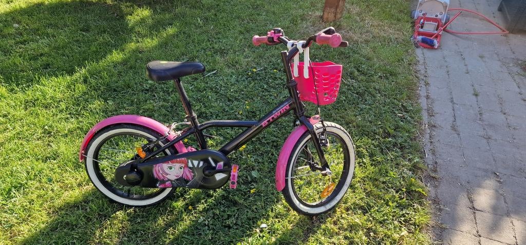BTWIN meisjes fiets 16 inch, Fietsen en Brommers, Ophalen of Verzenden, Gebruikt