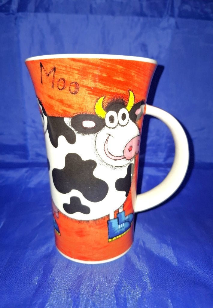 Dunoon Funky Farm Mok, A Design by Jane Brookshaw, Ophalen of Verzenden