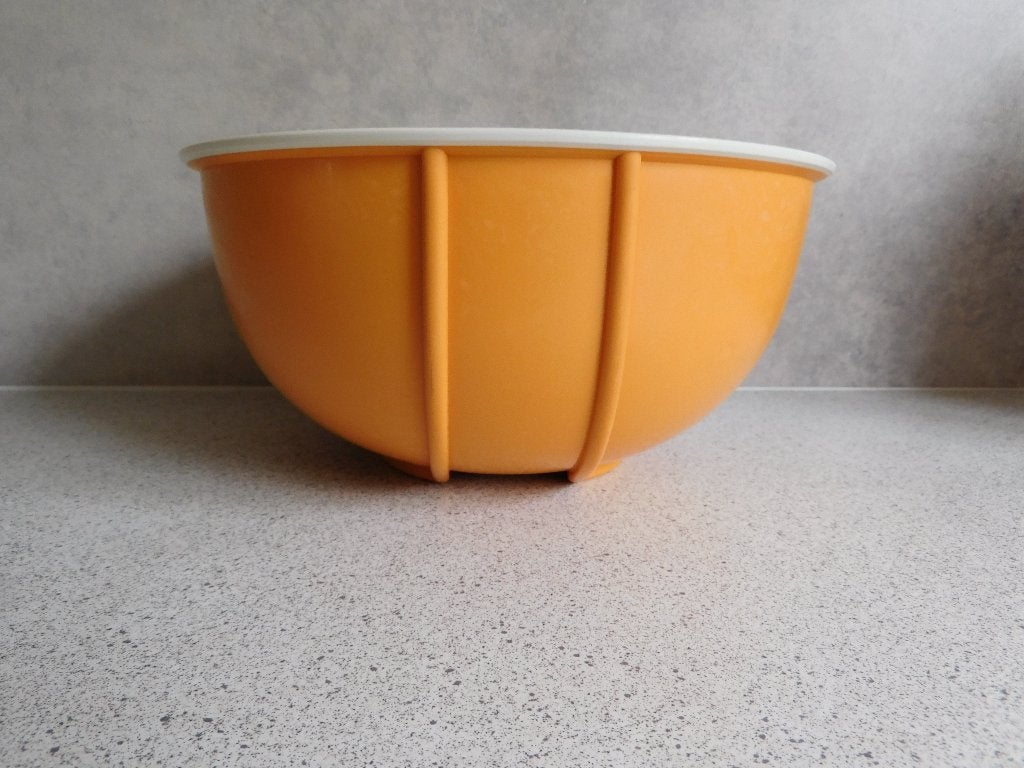 Tupperware Deeg/Beslagkom Oranje - 3 Ltr, Oranje, Zo goed als nieuw, Bak of Kom, 3000 ml