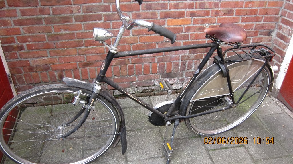 Oude Opa Gazelle ( 28 x 1, 1/2  ), Fietsen en Brommers, Fietsen | Oldtimers, Ophalen, Terugtraprem, Jaren '60 of nieuwer, 59 cm of meer