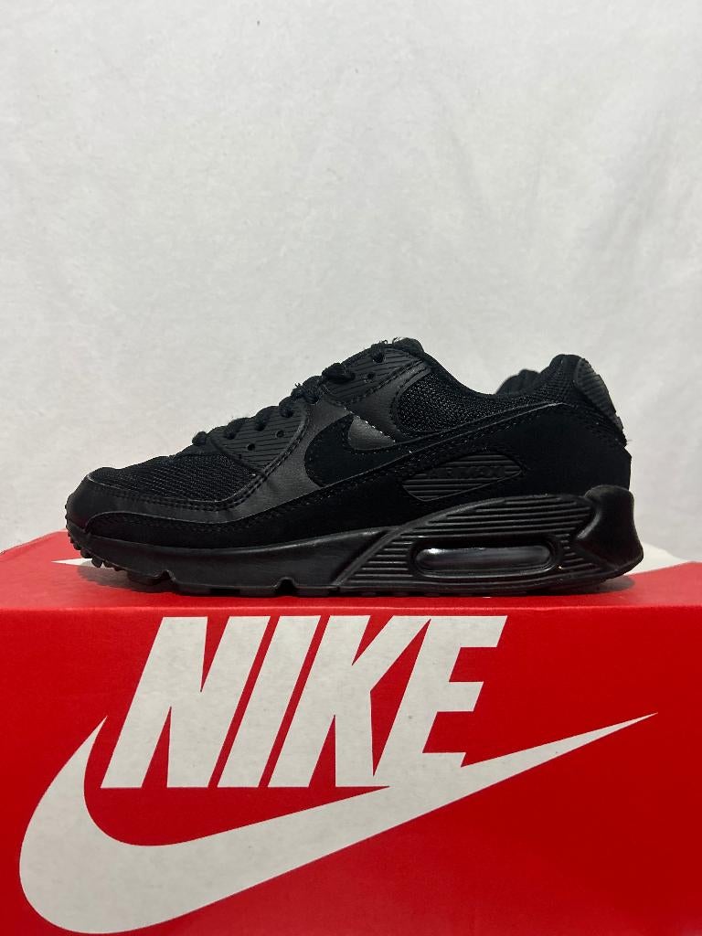 ALS NIEUW! Maat 40,5 - Nike Air Max 90 Triple Black, Verzenden, Zwart, Nike, Nike