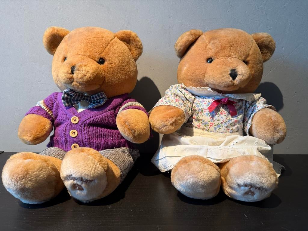 Vintage Bob en Sabine knuffels Bijenkorf, Ophalen of Verzenden, Zo goed als nieuw, Beer