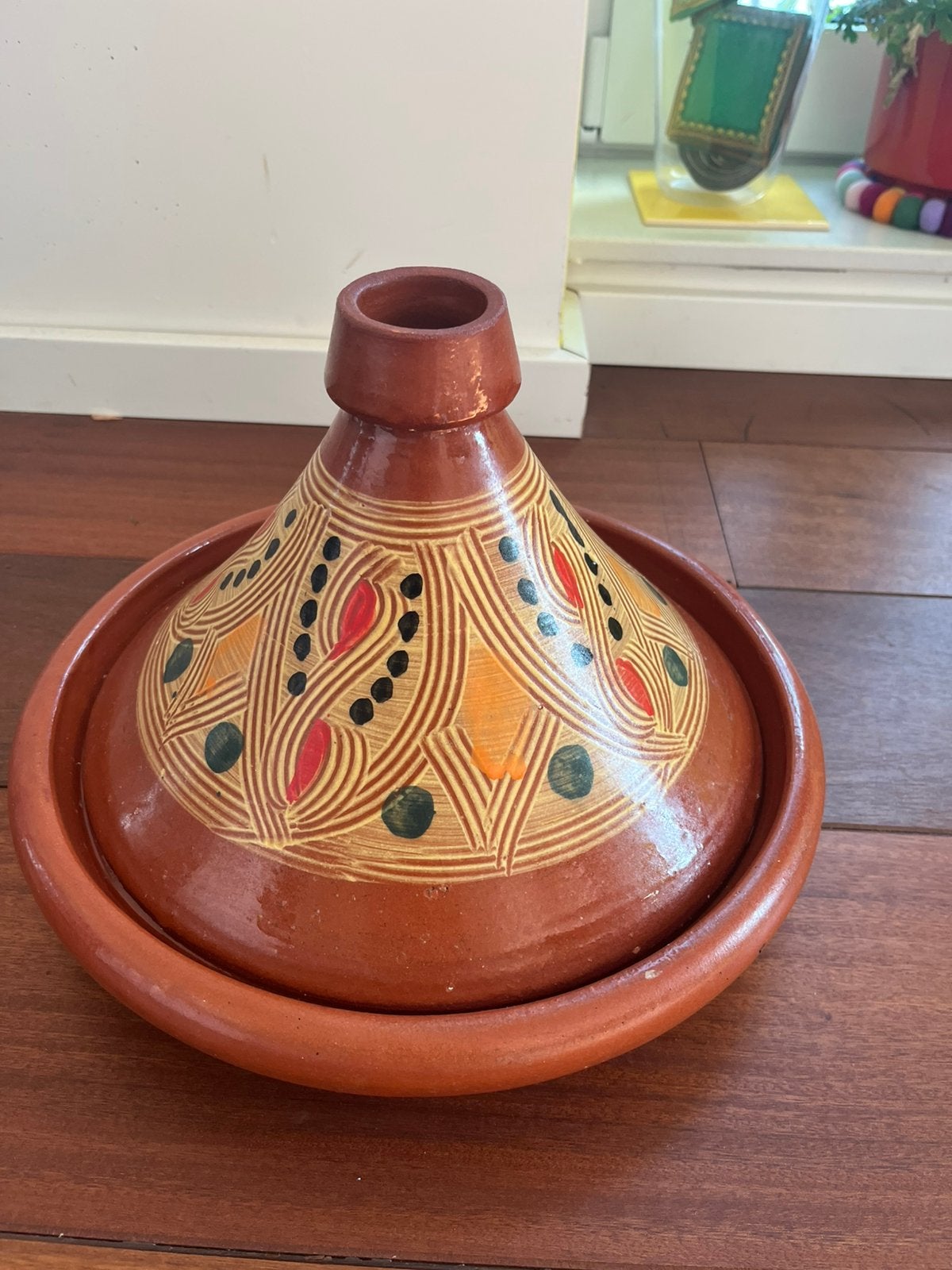 Mooie grote tajine, Ophalen, Met deksel, Tajine, Zo goed als nieuw